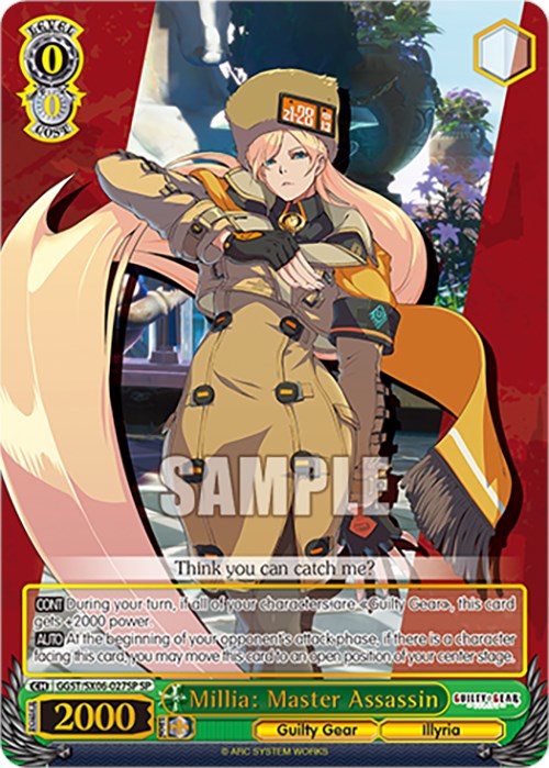 Image of Millia: Master Assassin (GGST/SX06-027SP SP) [Guilty Gear -Strive-]