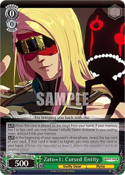 Image of Zato=1: Cursed Entity (GGST/SX06-036 U) [Guilty Gear -Strive-]
