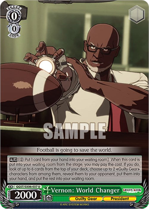 Image of Vernon: World Changer (GGST/SX06-037 U) [Guilty Gear -Strive-]
