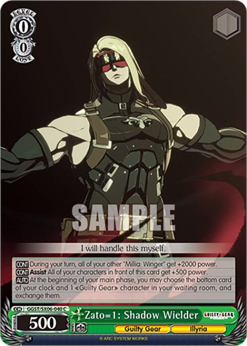 Image of Zato=1: Shadow Wielder (GGST/SX06-040 C) [Guilty Gear -Strive-]