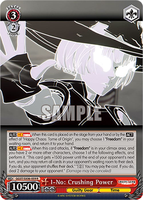 Image of I-No: Crushing Power (GGST/SX06-059 R) [Guilty Gear -Strive-]