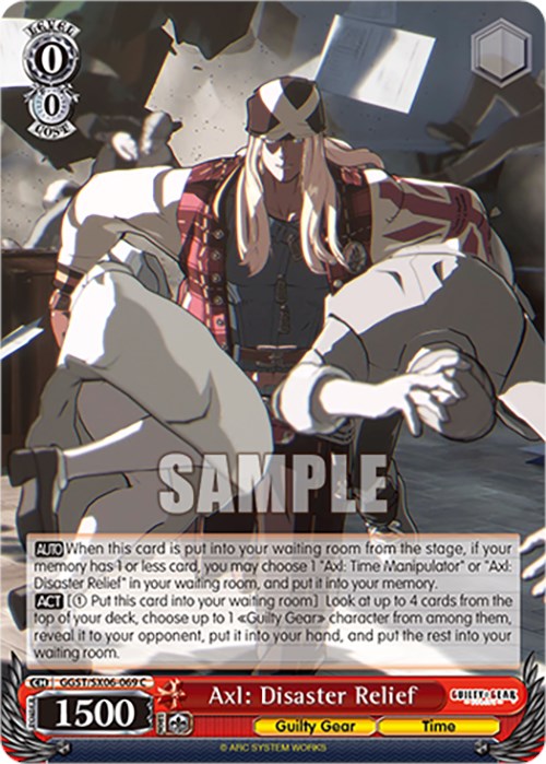 Image of Axl: Disaster Relief (GGST/SX06-069 C) [Guilty Gear -Strive-]