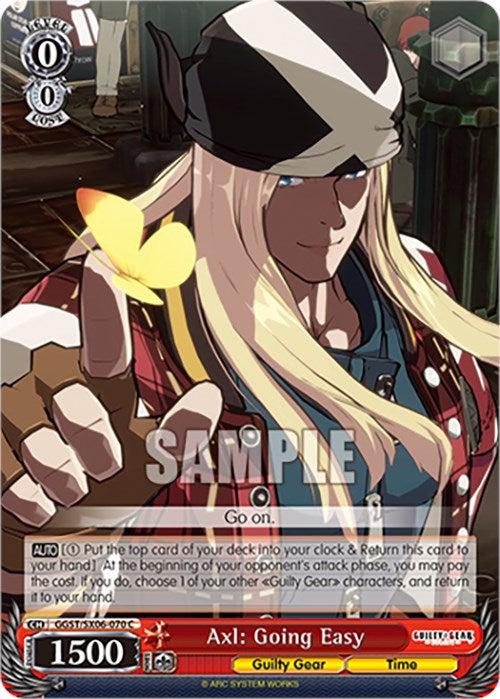 Image of Axl: Going Easy (GGST/SX06-070 C) [Guilty Gear -Strive-]