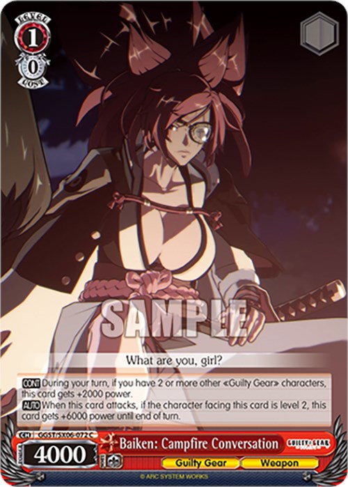 Image of Baiken: Campfire Conversation (GGST/SX06-072 C) [Guilty Gear -Strive-]