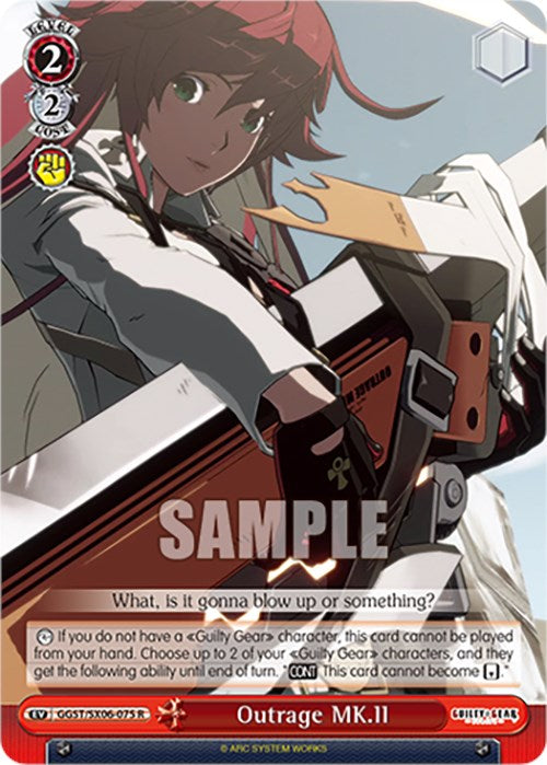 Image of Outrage MK.II (GGST/SX06-075 R) [Guilty Gear -Strive-]