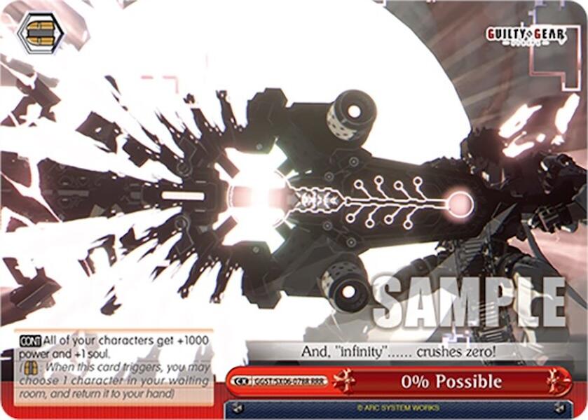 Image of 0% Possible (GGST/SX06-078R RRR) [Guilty Gear -Strive-]