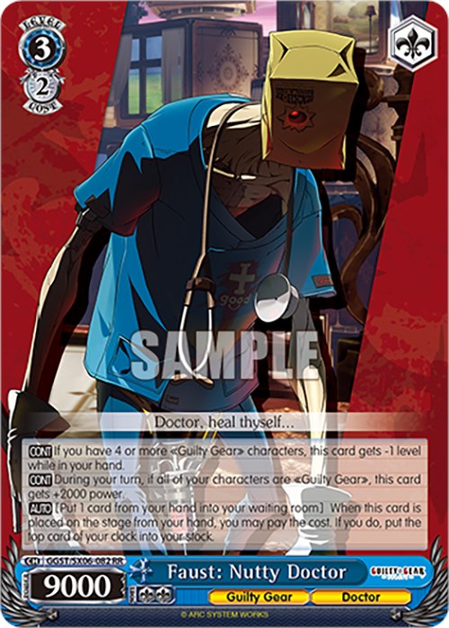 Image of Faust: Nutty Doctor (GGST/SX06-082 RR) [Guilty Gear -Strive-]