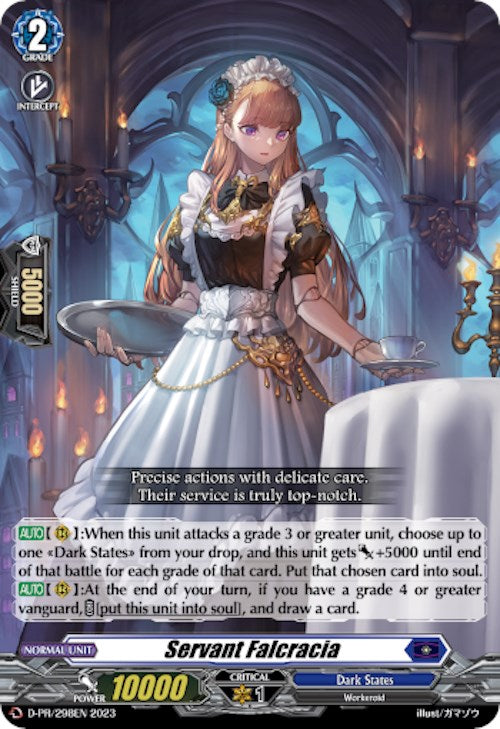 Image of Servant Falcracia (D-PR/298EN) [D Promo Cards]