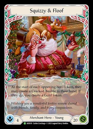 Image of Squizzy & Floof [HER101] (Promo)  Rainbow Foil