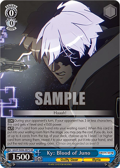 Image of Ky: Blood of Juno (GGST/SX06-087S SR) [Guilty Gear -Strive-]