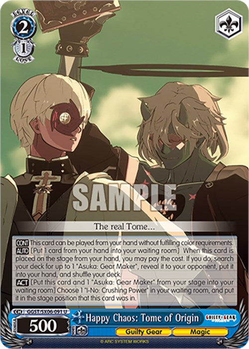 Image of Happy Chaos: Tome of Origin (GGST/SX06-091 U) [Guilty Gear -Strive-]