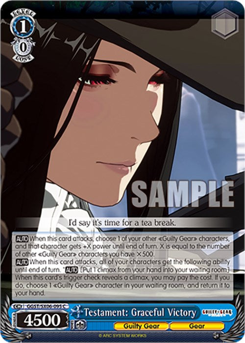 Image of Testament: Graceful Victory (GGST/SX06-095 C) [Guilty Gear -Strive-]