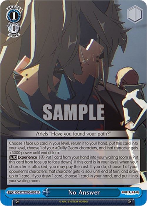 Image of No Answer (GGST/SX06-098 U) [Guilty Gear -Strive-]