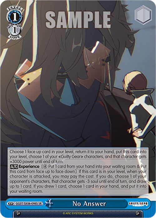 Image of No Answer (GGST/SX06-098S SR) [Guilty Gear -Strive-]