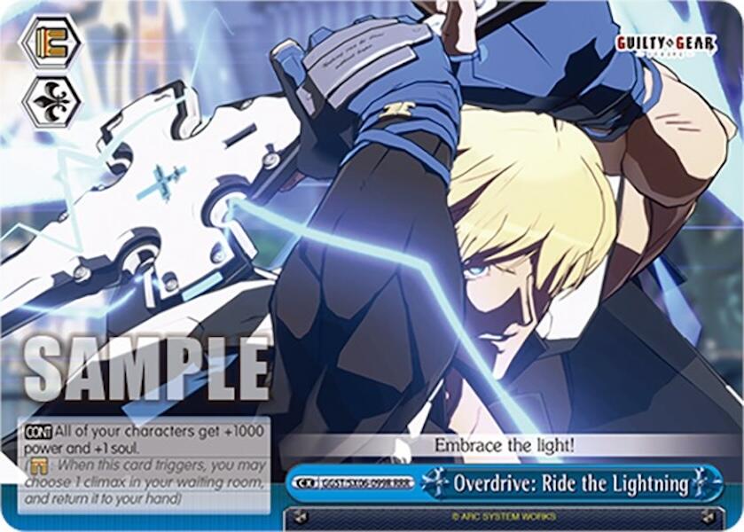 Image of Overdrive: Ride the Lightning (GGST/SX06-099R RRR) [Guilty Gear -Strive-]