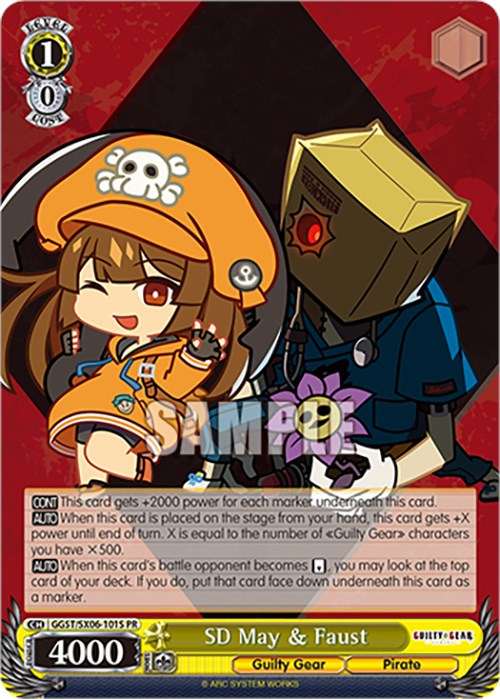 Image of SD May & Faust (GGST/SX06-101S PR (Foil) [Guilty Gear -Strive-]