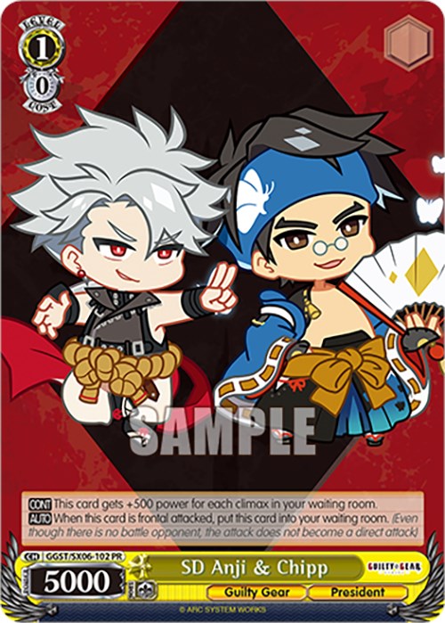 Image of SD Anji & Chipp (GGST/SX06-102 PR) [Guilty Gear -Strive-]