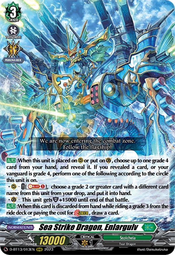 Image of Sea Strike Dragon, Enlargulv (D-BT13/013EN) [Flight of Chakrabarthi]