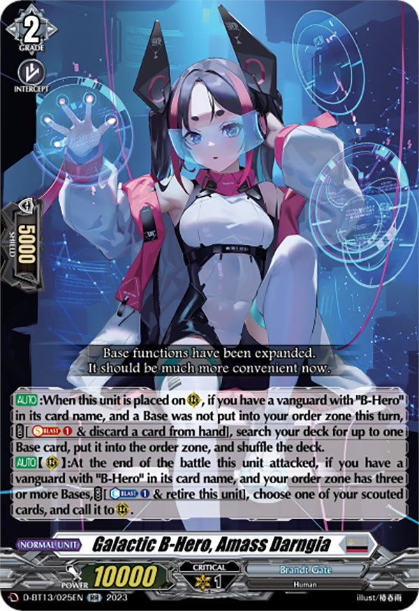 Image of Galactic B-Hero, Amass Darngia (D-BT13/025EN) [Flight of Chakrabarthi]