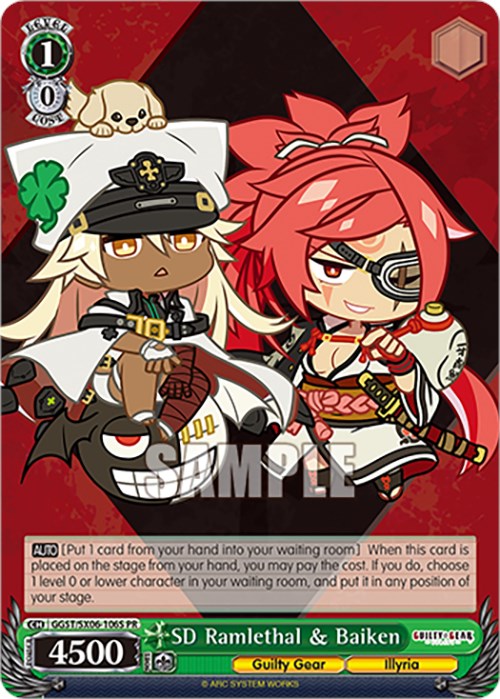Image of SD Ramlethal & Baiken (GGST/SX06-106S PR) (Foil) [Guilty Gear -Strive-]