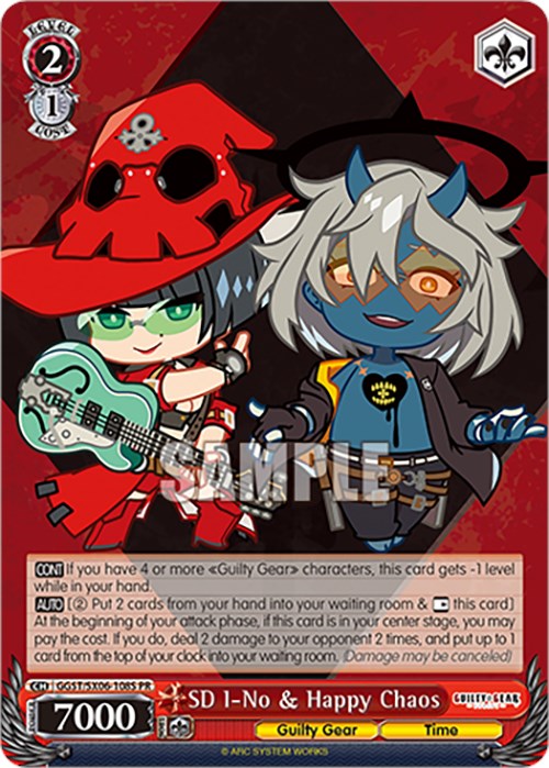 Image of SD I-No & Happy Chaos (GGST/SX06-108S PR) (Foil) [Guilty Gear -Strive-]