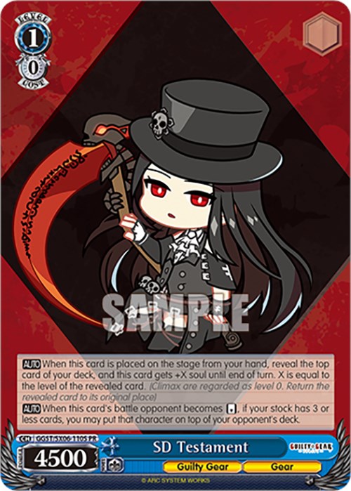 Image of SD Testament (GGST/SX06-110S PR) (Foil) [Guilty Gear -Strive-]