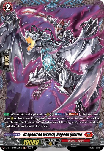 Image of Dragontree Wretch, Ragoon Qimrud (FR) (D-BT13/FR02EN) [Flight of Chakrabarthi]