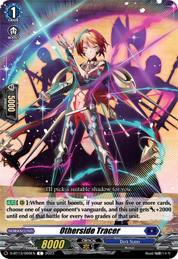 Image of Otherside Tracer (D-BT13/069EN) [Flight of Chakrabarthi]
