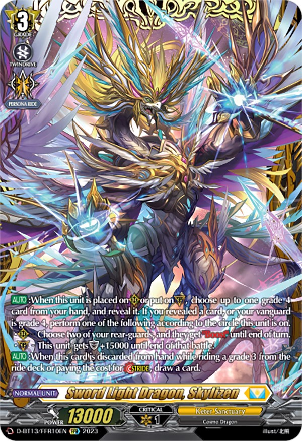 Image of Sword Light Dragon, Skylizen (FFR) (D-BT13/FRR10EN) [Flight of Chakrabarthi]