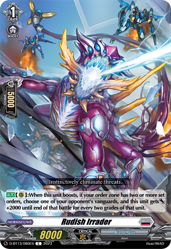 Image of Rudish Irrader (D-BT13/080EN) [Flight of Chakrabarthi]