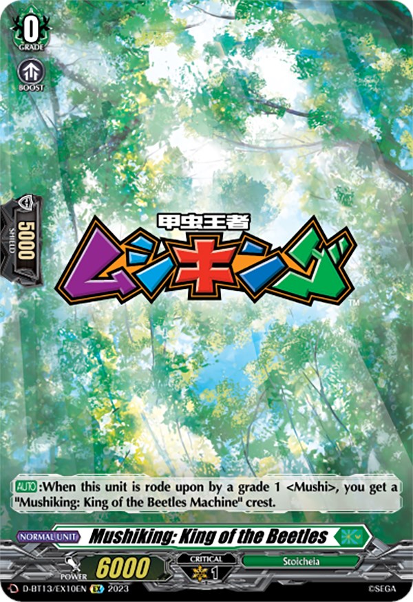 Image of Mushiking: King of the Beetles (D-BT13/EX10EN) [Flight of Chakrabarthi]