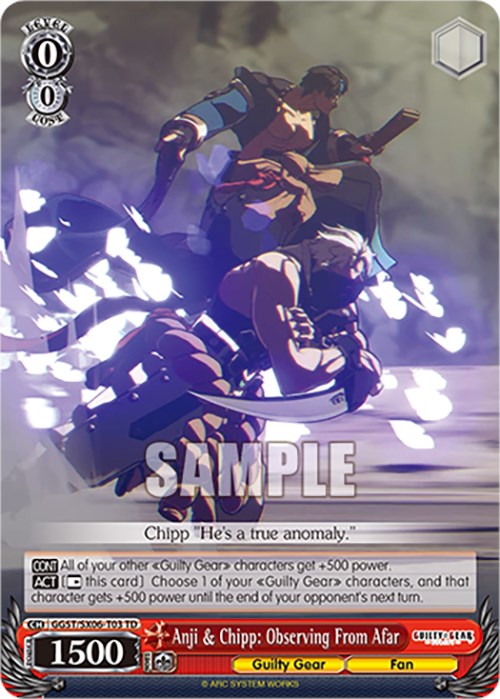 Image of Anji & Chipp: Observing From Afar (GGST/SX06-T03 TD) [Guilty Gear -Strive-]