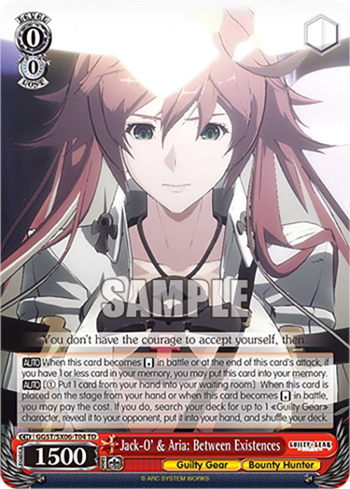 Image of Jack-O' & Aria: Between Existences (GGST/SX06-T04 TD) [Guilty Gear -Strive-]