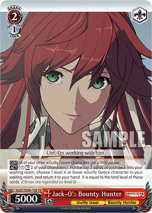 Image of Jack-O': Bounty Hunter (GGST/SX06-T08 TD) [Guilty Gear -Strive-]