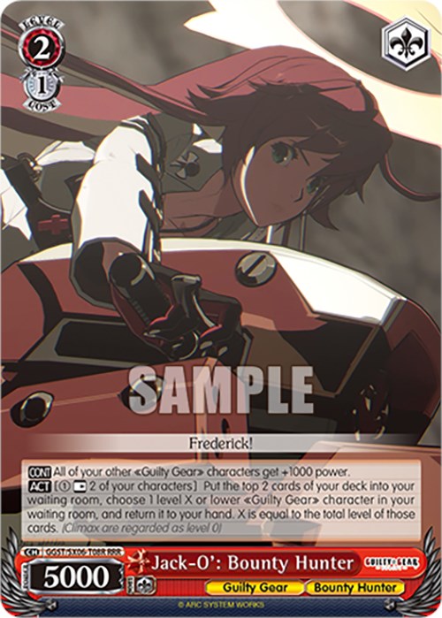 Image of Jack-O': Bounty Hunter (GGST/SX06-T08R RRR) [Guilty Gear -Strive-]