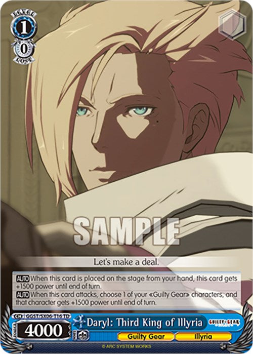 Image of Daryl: Third King of Illyria (GGST/SX06-T16 TD) [Guilty Gear -Strive-]