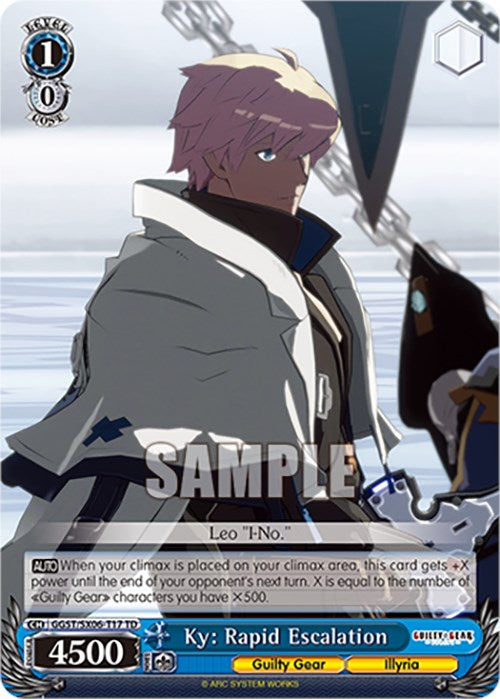Image of Ky: Rapid Escalation (GGST/SX06-T17 TD) [Guilty Gear -Strive-]
