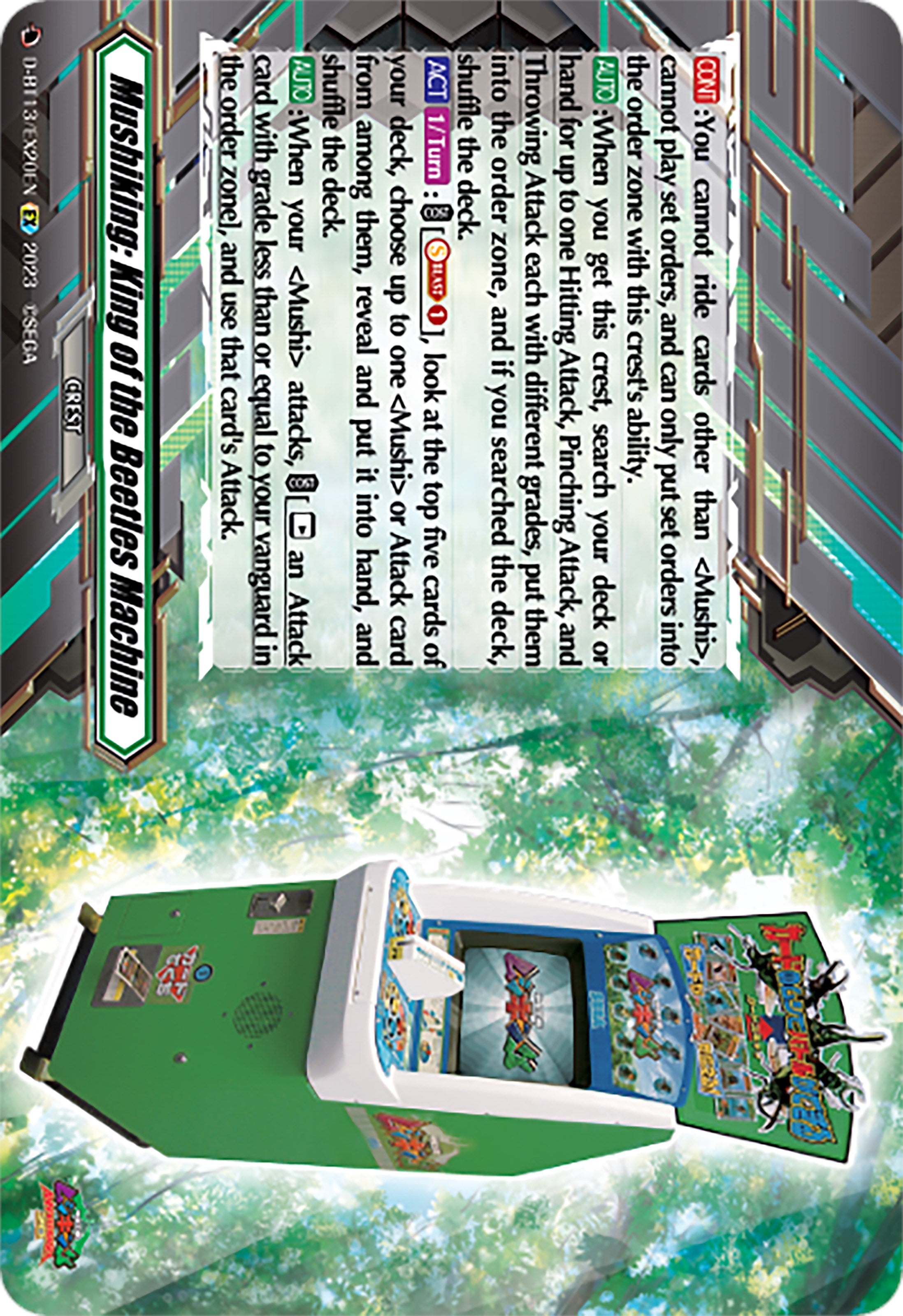 Image of Mushiking: King of the Beetles Machine (D-BT13/EX20EN) [Flight of Chakrabarthi]