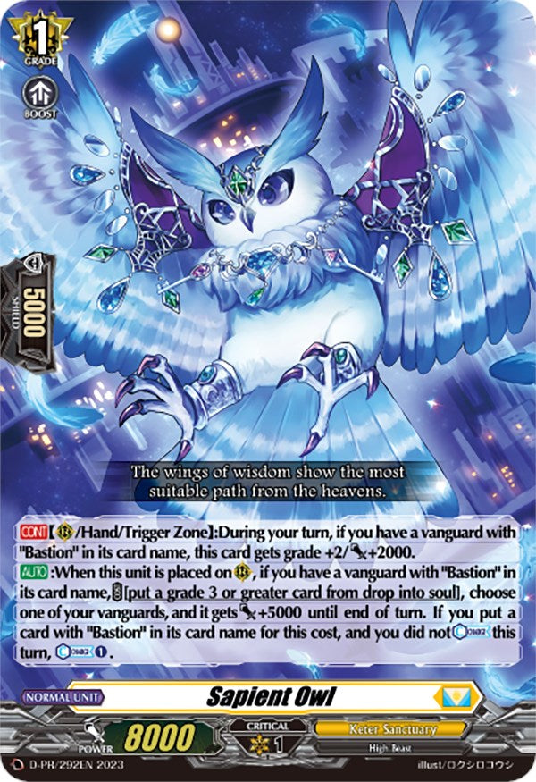 Image of Sapient Owl (D-PR/292EN) [D Promo Cards]
