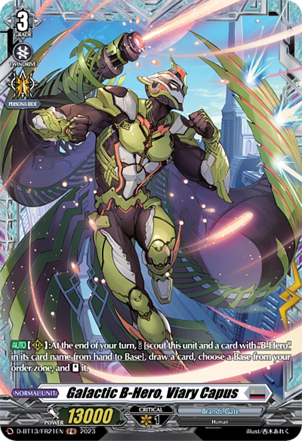 Image of Galactic B-Hero, Viary Capus (FR) (D-BT13/FR21EN) [Flight of Chakrabarthi]
