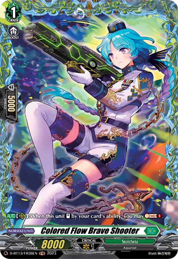 Image of Colored Flow Brave Shooter (FR) (D-BT13/FR38EN) [Flight of Chakrabarthi]
