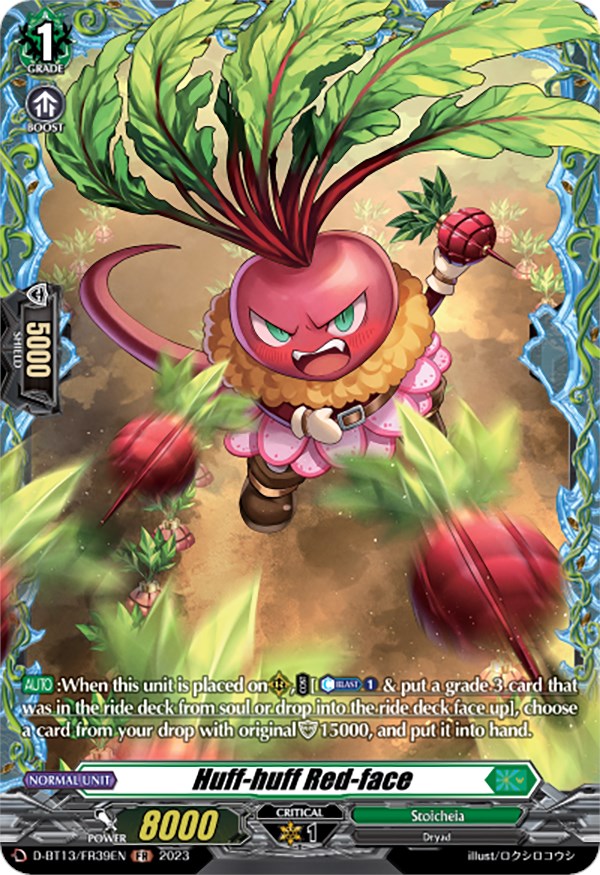 Image of Huff-huff Red-face (FR) (D-BT13/FR39EN) [Flight of Chakrabarthi]