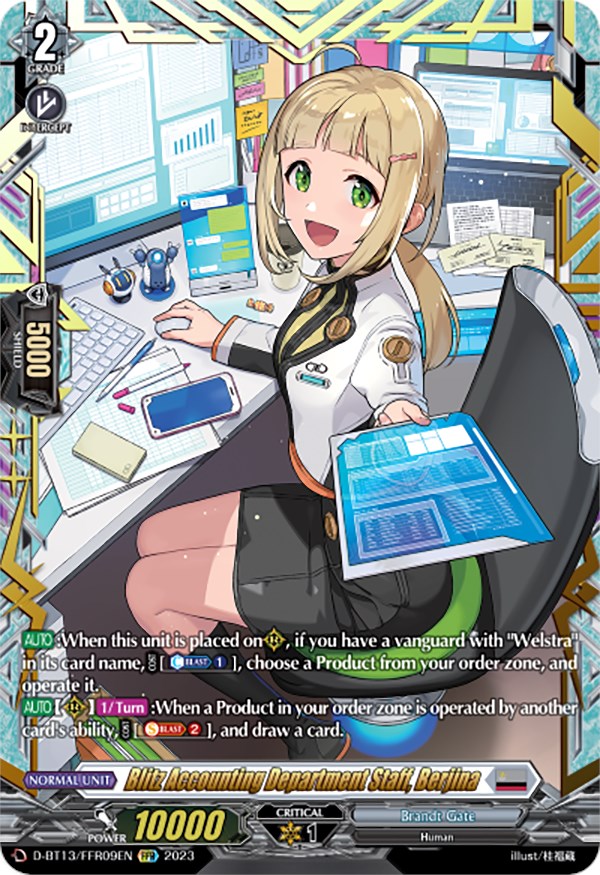 Image of Blitz Accounting Department Staff, Berjina (FFR) (D-BT13/FRR09EN) [Flight of Chakrabarthi]