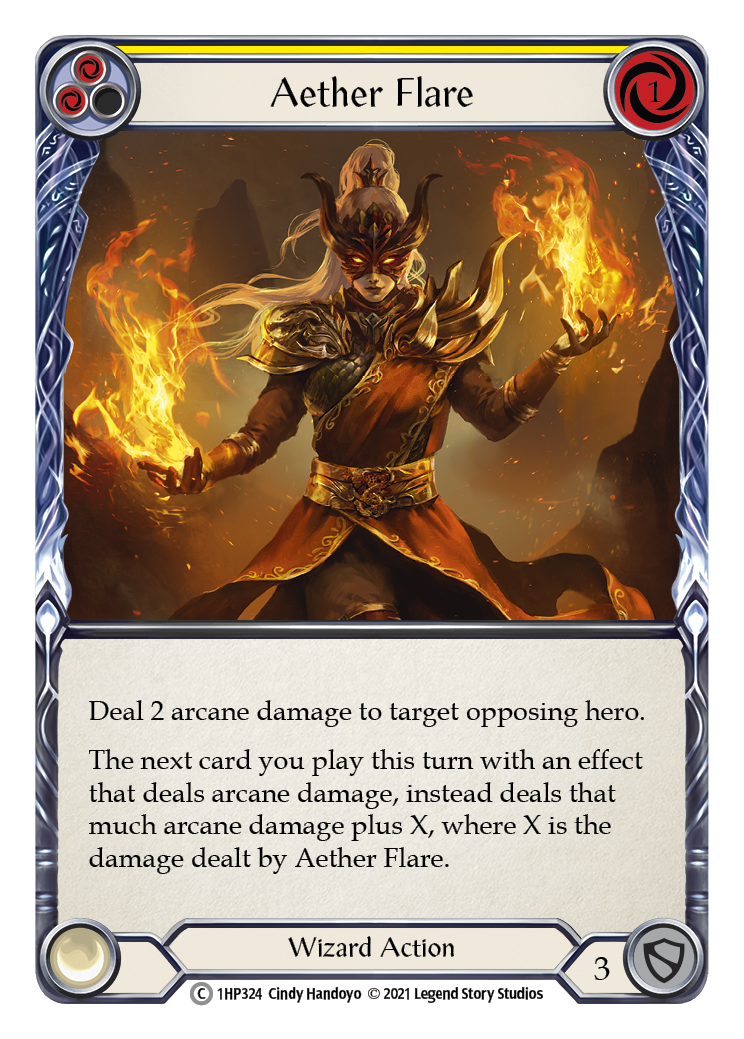 Image of Aether Flare (Yellow) [1HP324] (History Pack 1)