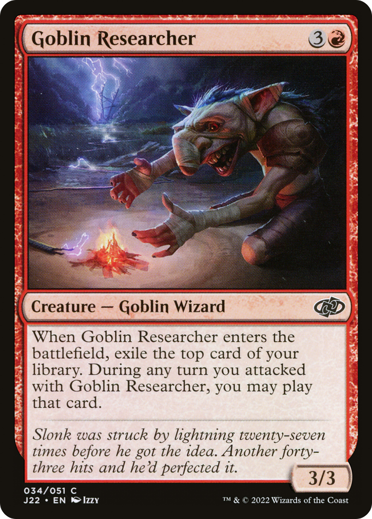 Image of Goblin Researcher [Jumpstart 2022]