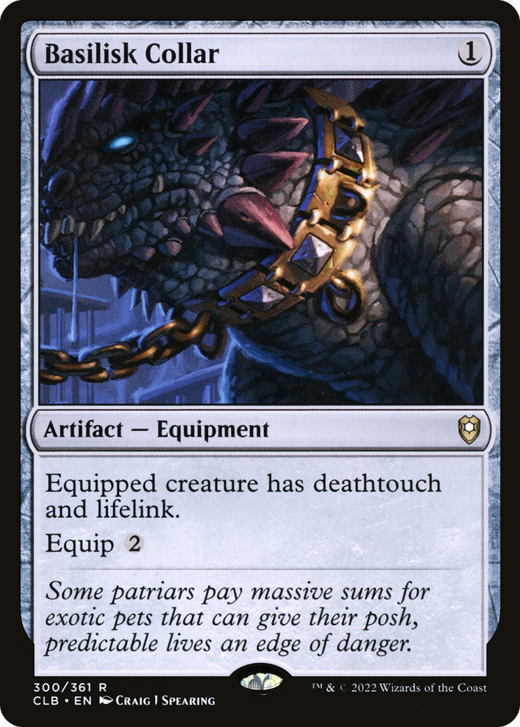 Image of Basilisk Collar [Commander Legends: Battle for Baldur's Gate]