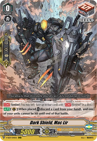 Image of Dark Shield, Mac Lir (V-SS07/014EN) [Clan Selection Plus Vol.1]
