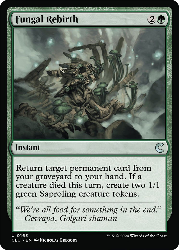 Image of Fungal Rebirth [Ravnica: Clue Edition]