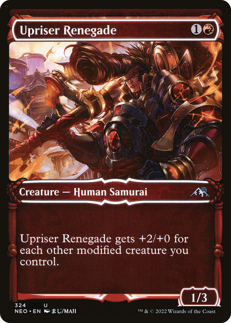 Image of Upriser Renegade (Showcase Samurai) [Kamigawa: Neon Dynasty]