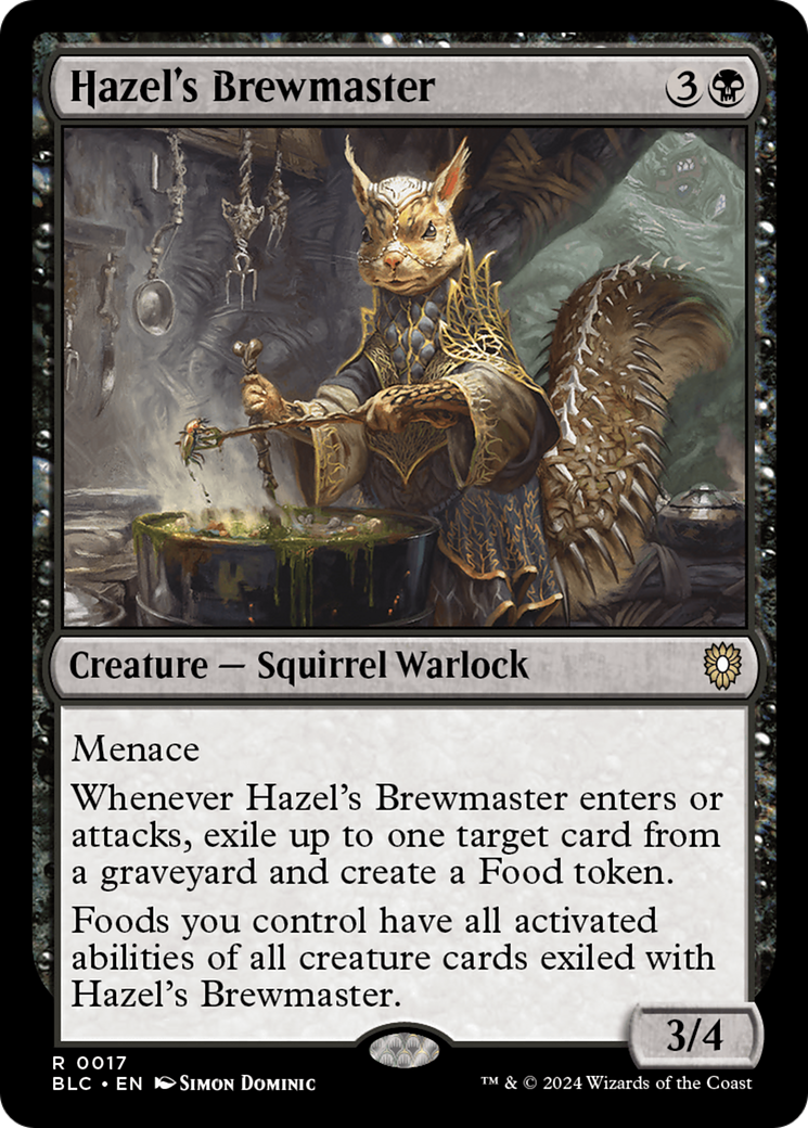 Image of Hazel's Brewmaster [Bloomburrow Commander]